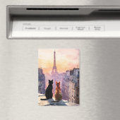Aimant Deux chats sur un toit de Paris (In Situ (Lave-vaisselle))