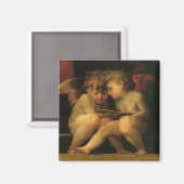 Aimant Deux Cherubs Lecture par Rosso Fiorentino, Angels (Recto/Verso)