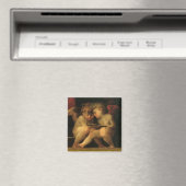 Aimant Deux Cherubs Lecture par Rosso Fiorentino, Angels (In Situ (Lave-vaisselle))
