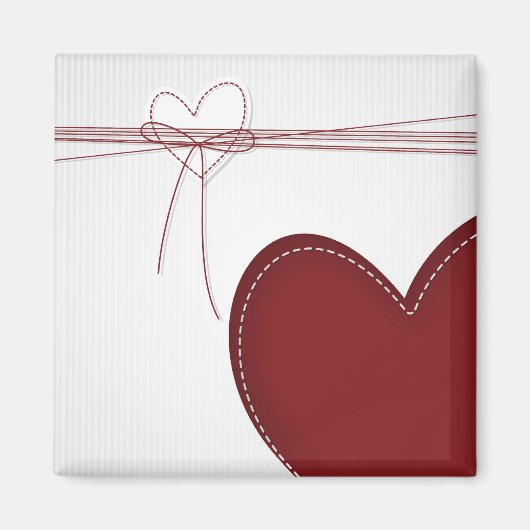 Aimant Deux coeurs (Devant)
