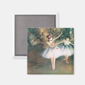 Aimant Deux danseurs sur scène par Edgar Degas, Art Vinta (Recto/Verso)