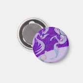 Aimant Deux Dragons, Trois Soleils (Recto/Verso)