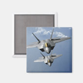 Aimant Deux F-22 Raptors survolent l'océan Pacifique (Recto/Verso)