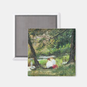 Aimant Deux femmes assises (Recto/Verso)