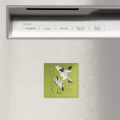 Aimant Deux Grues En Bambou_Magnet (In Situ (Lave-vaisselle))
