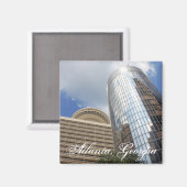 Aimant Deux hautes élévations d'Atlanta (Recto/Verso)