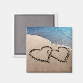 Aimant Deux Hearts (Recto/Verso)