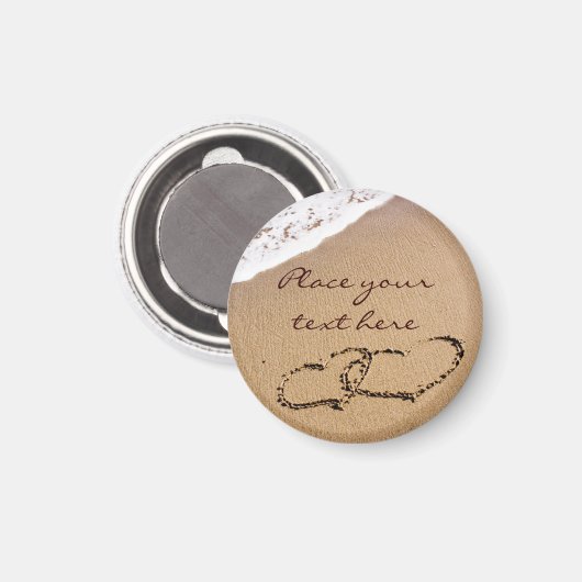 Aimant Deux Hearts (Recto/Verso)