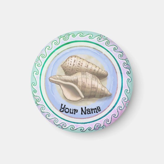 Aimant Deux Jolies coquilles (Devant)