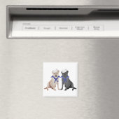 Aimant Deux Labradors Retrievers (In Situ (Lave-vaisselle))