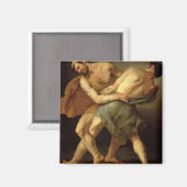 Aimant Deux lutteurs (Recto/Verso)