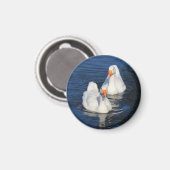 Aimant Deux oies d'Emden II (Recto/Verso)