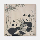 Aimant Deux Pandas (Devant)