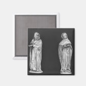 Aimant Deux personnes en deuil (Recto/Verso)