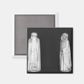 Aimant Deux personnes en deuil (Recto/Verso)