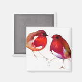 Aimant Deux petits oiseaux d'encre 2014 (Recto/Verso)