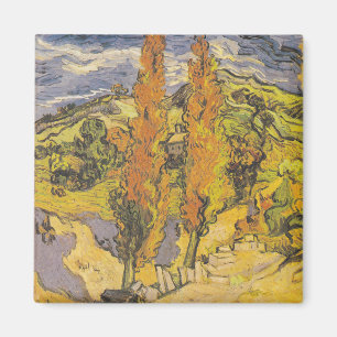 Aimant Deux peupliers dans les Alpilles par Vincent Van G