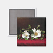 Aimant Deux Roses cherokees sur Red Velvet, (Recto/Verso)