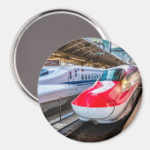 Aimant Deux Shinkansen à la gare de Tokyo (Recto/Verso)