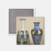 Aimant Deux vases Doulton par Eliza Simmance, vers 1880 (Recto/Verso)