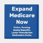 Aimant Développer Medicare maintenant (Devant)