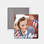 Aimant Devenez Infirmière (Recto/Verso)