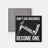 Aimant Devenez Une Machine, Une Fille Forte Lifting tapis (Recto/Verso)