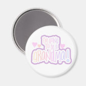 Aimant Devenir grand-mère (Recto/Verso)