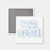 Aimant Devenir un Tshirt et un Cadeau à l'oncle (Recto/Verso)