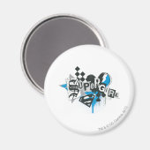 Aimant Déversements et éclaboussures de supergirl (Recto/Verso)