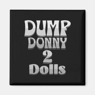 Aimant Déverser Donny 2 Poupées Deux Poupées Trump Droits