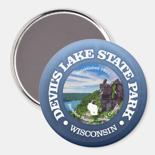 Aimant Devils Lake SP (Recto/Verso)
