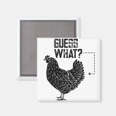 Aimant Devinez Quoi ? Beurre De Poulet ! (Recto/Verso)