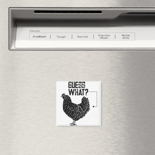 Aimant Devinez Quoi ? Beurre De Poulet ! (In Situ (Lave-vaisselle))