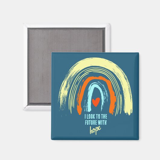 AIMANT DEVIS D'AFFIRMATION RÉTRO DE CONCEPTION BOHO CLASS (Recto/Verso)