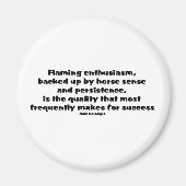 Aimant Devis de succès (Devant)