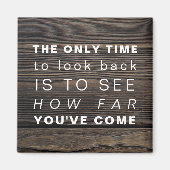 Aimant Devis inspirant | La motivation ne regarde pas en  (Devant)