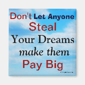 Aimant Devis pour les diplômés (Devant)