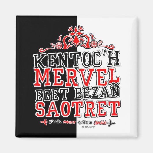 Aimant Devise de la Bretagne (Devant)