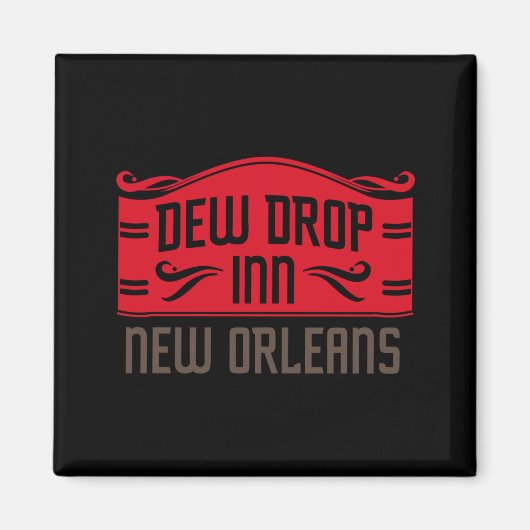 Aimant Dew Drop Inn New Orleans (Devant)