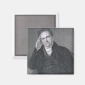 Aimant DeWitt Clinton, gravée par Asher Brown Durand (Recto/Verso)