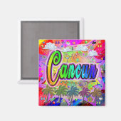 Aimant d'Express de Cancun Vista (Recto/Verso)