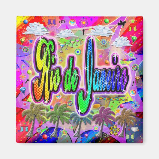 Aimant d'Express de Rio de Janeiro Vista (Devant)