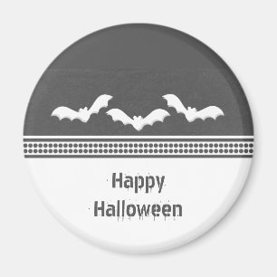 Aimant D'Halloween Batty, Gris Sombre