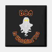 Aimant d'Halloween | Boo Vous Regarde (Devant)