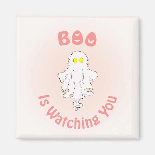 Aimant d'Halloween | Boo Vous Regarde (Devant)