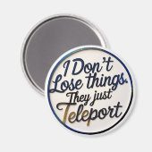 Aimant DHD amusant - Humour Neurodivergent, Quirky (Recto/Verso)