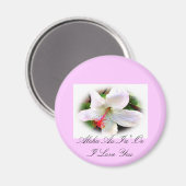 Aimant d'Hibiscus hawaïen (Recto/Verso)