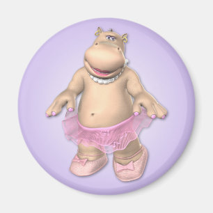 Aimant d'hippopotame de Toon