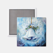 Aimant d'hiver bleu (Recto/Verso)